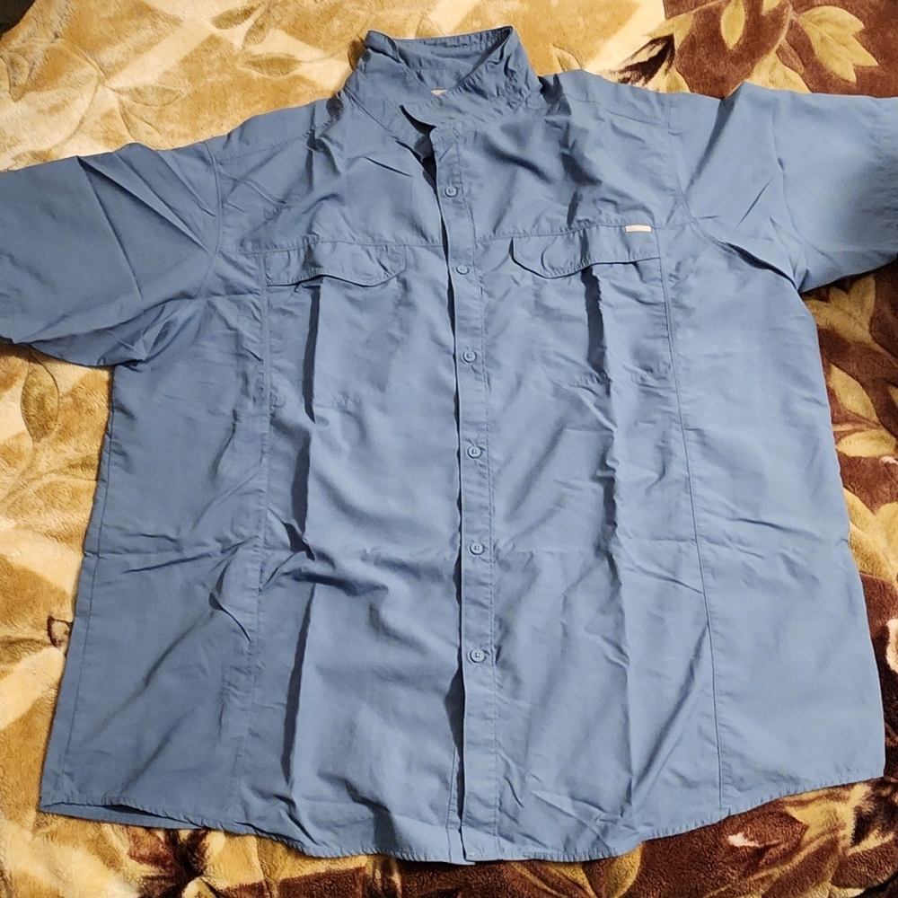 Columbia Omni Shade Men's Short Sleeve Shirt Size 4XL
